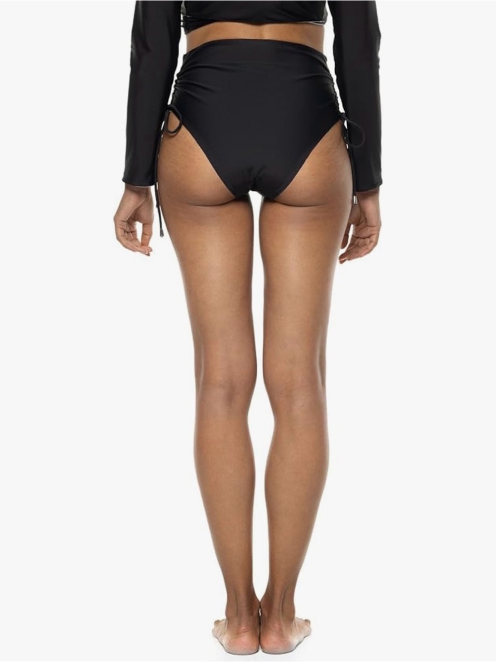 Reversible Black/White Bikini Bottoms - Great Quality! - Picture 3 of 5